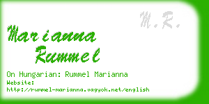 marianna rummel business card